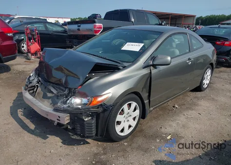 2008 Honda Civic Lx z USA, uszkodzony, nr VIN 2HGFG11618H509067